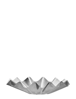House Doctor - Bowl, Hdflood, Brushed Silver Finis - Dekoratyvinė lėkštė - Sidabro
