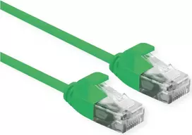 Tinklo kabelis ROLINE 21.15.3935 RJ-45 Cat6a 2 m Žalias