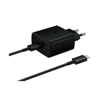Samsung USB-C Charging Adapter with Fast Charging Function 45W + USB-C Cable EP-TA845 Black