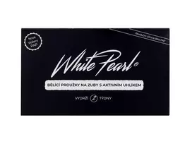 White Pearl PAP Charcoal Whitening Strips Dantų balinimui 28 ml