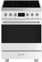 Indukcinė viryklė su elektrine orkaite Smeg C6IMWHM2, balta