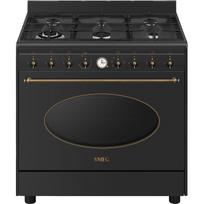 Dujinė viryklė su elektrine orkaite Smeg CO90GMAN2, 115 l
