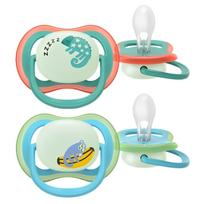 „Philips Avent Ultra Air“ naktinis čiulptukas, 6–18 mėnesių – 2 vnt.