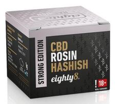 Eighty8 Rosin Hašišas 25 % CBD, THC <0,2 %, 1 g