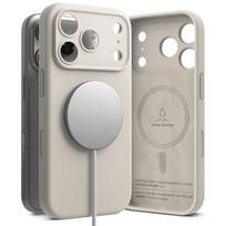 Silikoninis dėklas "Ringke Silicone Magnetic Magsafe" telefonui Apple iPhone 17 PRO MAX / 18 PRO MAX STONE