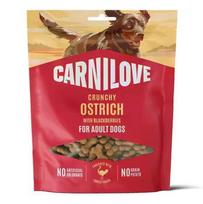 CARNILOVE Crunchy Ostrich with blackberries - skanėstas šuniui - 200g