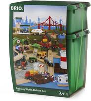 Brio pasaulio trasos - BRIO stebuklingas pasaulis - 106 dalys - Medinis traukinio trasa - Ravensburger - Nuo 3 metų - 33766