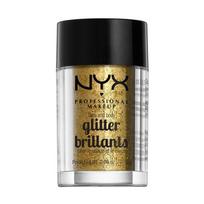 NYX Professional Makeup Face & Body Glitter blizgučiai veidui ir kūnui 05 Gold 2,5 g