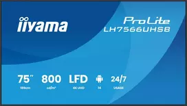 Monitorius iiyama ProLite LH7566UHSB-B1AG