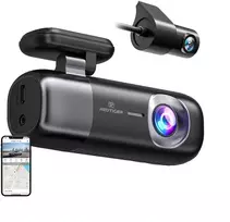 Automobilio Vaizdo Registratorius - REDTIGER F9 4K Wi‑Fi + 1080p Galinė Kamera