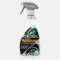 Turtle Wax Inside & Out Plastic Shine — salono ir išorės plastiko priežiūra, 500 ml