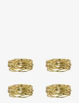 House Doctor - Napkin Rings, Hdring, Golden - Servetėlių žiedai ir laikikliai - Aukso