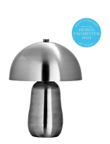 House Doctor - Table Lamp, Hdroomie, Brushed Silve - Stalinė lempa - Sidabro