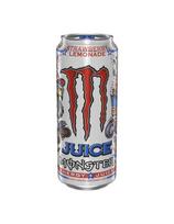 MONSTER ENERGY Sultys Braškės Limonadas energetinis gėrimas 473 ml