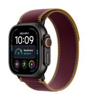 Apple Watch Ultra 4 GPS + Cellular 49 mm juodas titano korpusas su bordo Trail Loop apyranke, S/M