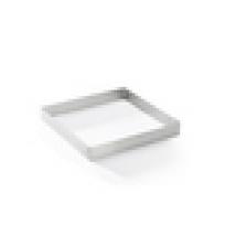 De Buyer perforuota nerūdijančio plieno kvadratinė tarto forma, 7 cm (3099.19)