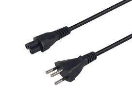 Maitinimo laidas Equip Swiss T12 į IEC C5, 3 m, juodas, PVC
