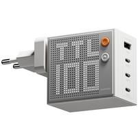 SHARGE Pixel 100 GaN įkroviklis, 100W, 3x USB-C, 1x USB-A - baltas