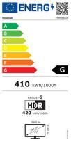 Hisense 75WH80GE 75 inch didelio ryškumo ekranas vitrinoms, 4K UHD, 4000 cd/m², 24/7, Android