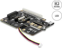 Delock adapteris Raspberry Pi 5 į 1 x M.2 NVMe Key M lizdą (62145)