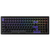 Ducky Cushion 98 žaidimų klaviatūra, 96%, US išdėstymas (ANSI), Shush žali jungikliai - matinė juoda