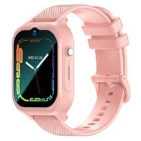 Išmanusis laikrodis-telefonas vaikams iWear Z01 Pro 4G LTE su SIM, GPS LBS WiFi sekimu, IPX7, HD kamera, rožinis