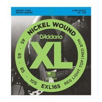 D'Addario EXL165 - bosinės gitaros stygos (45–105)