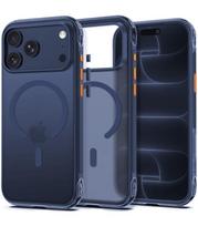 Mėlynas dėklas Apple iPhone 17 Pro Max / 18 Pro Max telefonui "Tech-Protect MagAir Magsafe CC"