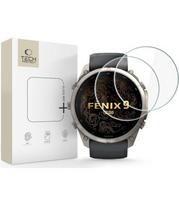Apsauginis grūdintas stiklas Garmin Fenix 9 Pro (51 mm) laikrodžiui "Tech-Protect Glass Fit+ 2-Pack"