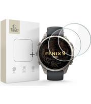 Apsauginis grūdintas stiklas Garmin Fenix 9 Pro (47 mm) laikrodžiui "Tech-Protect Glass Fit+ 2-Pack"