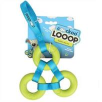 Žaislas šuniui Coockoo Looop 26*15*2 cm - suverti guminiai žiedai su rankena