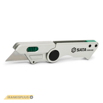 ⬡ Sulankstomas kompaktiškas peilis su keičiama 19 mm geležte (ST93648G, SATA)