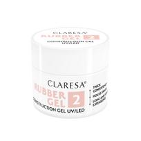 Claresa Rubber Gel 2 konstrukcinis nagų gelis, 12 g