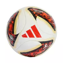 „Adidas“ futbolo kamuolys „Bundesliga 26/27 Torfabrik Competition“, baltos, oranžinės ir auksinės spalvos, KG6045 5