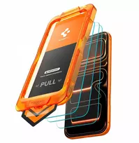 „Spigen“ grūdintas stiklas „ALM GLAS.TR SLIM“, 3 vnt. rinkinys, „iPhone 17 Pro Max“, skaidrus