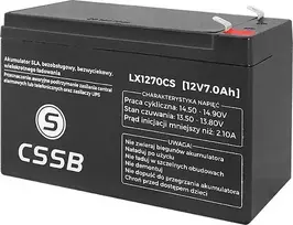 LTC 12 V, 7,0 Ah gelinis akumuliatorius