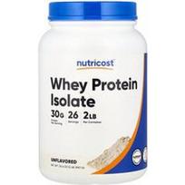 Nutricost, Išrūgų baltymų izoliatas, be skonio, 907 g