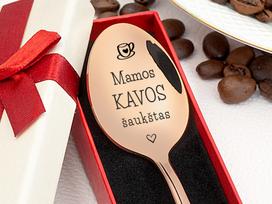 Gimtadienio dovana mamai - Mamos kavos šaukštas