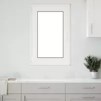 Požeminio lango RISOR 60 x 90 cm PVC ir stiklas Balta