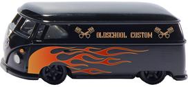 Žaislinis autobusas Siku VW T1 Transporter Custom, 1:50, juoda sp.
