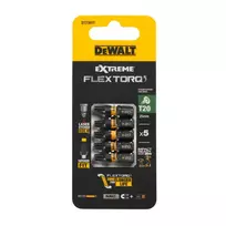 Sukimo antgaliukai FLEXTORQ T20 25 mm, DeWALT, 5 vnt.