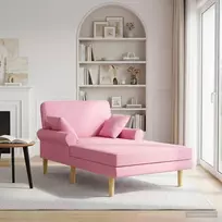 Šezlongas Rožinė Audinys