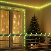 LED kalėdinė šviečianti žarna 240 LED Žalia ir 10 m