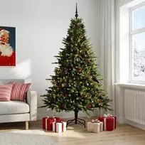 Dirbtinė kalėdinė eglutė su rutuliuku 240 cm 300 LED