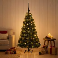 Dirbtinė Kalėdų eglutė su burbulais 150 cm 150 LED Šilta balta