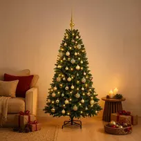 Dirbtinė Kalėdų eglutė su burbulais 150 cm 150 LED Šilta balta