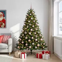 Dirbtinė kalėdinė eglutė su rutuliuku 240 cm 300 LED