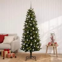 Dirbtinė Kalėdų eglutė su burbulais 120 cm 150 LED Šilta balta