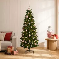 Dirbtinė Kalėdų eglutė su burbulais 120 cm 150 LED Šilta balta
