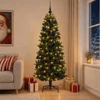 Dirbtinė Kalėdų eglutė su burbulais 210 cm 300 LED Šilta balta